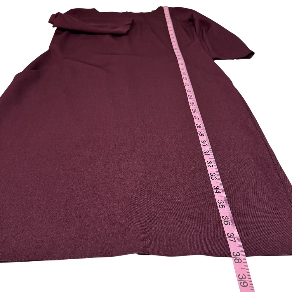 MM LaFleur Dress Womens Size 8 Plum Purple Career Work Office 3/4 Sleeve - Picture 10 of 10